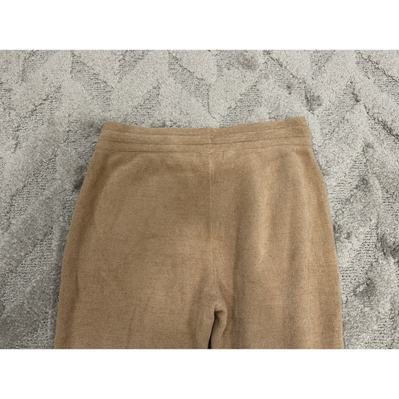 Barefoot Dreams Cozy Chic Ultra Lite Dropped Seam Jogger Pants Soft Camel Medium - Picture 8 of 8